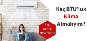 Klima Basit BTU Hesaplama